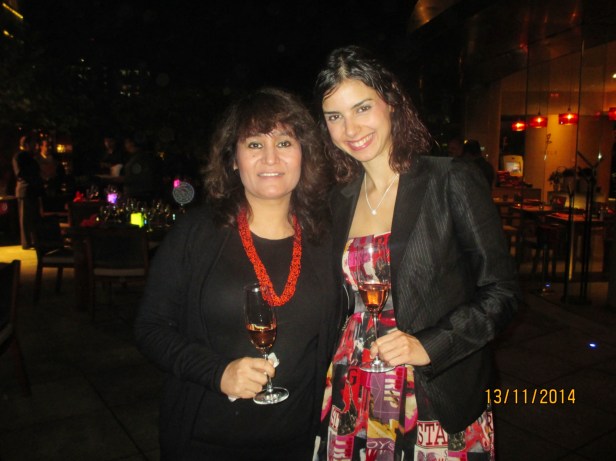 With the Brand Ambassador of Muguel Torres S.A, Emma Llorens Navarro