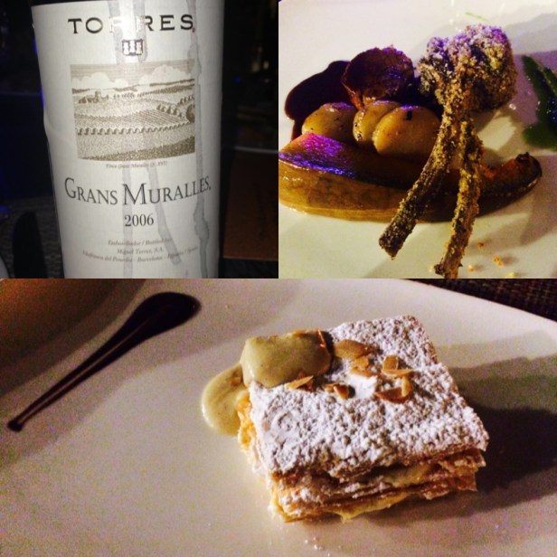 Gran Muralles 2006 paired with Duo of Lamb : Almond Diplomatic