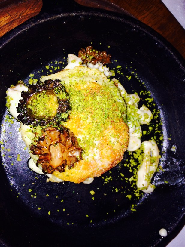 Fermented Mountain Cheese, Gucci ( Morel Mushroom), Walnut Thecha