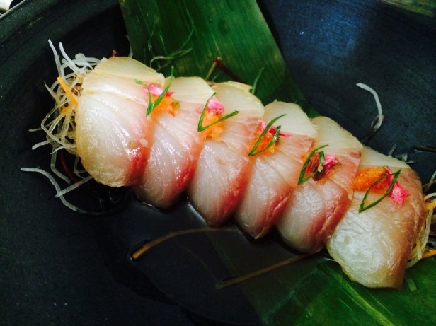 Cold Smoked Kampachi Sashimi