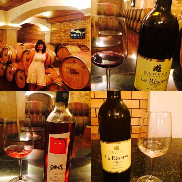 Wine tasting in the Barrel Room