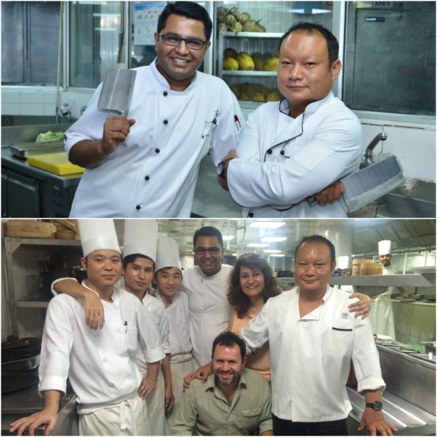 Big B's Bawmra & Basu ; With Team Bomras Bawmra Jap, Chris Downer & Chef Abhishek Basu of Park 