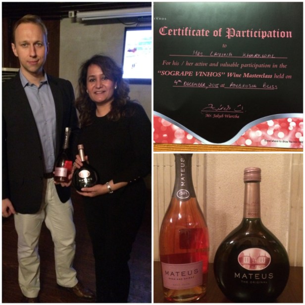 Wine Masterclass by Jakub Wierzba of Sogrape Vinhos organised by Aspri Spirits at Ambrosia Bliss Connaught Place