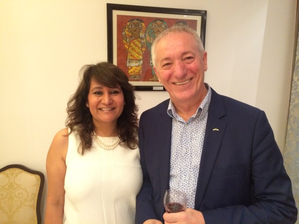 With H.E Jozef Drofenik, Slovenian Ambassador to India 