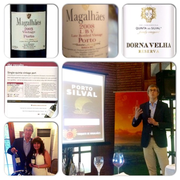 Alexandre Magalhaes of Quinta do Silvas with his much acclaimed wines.