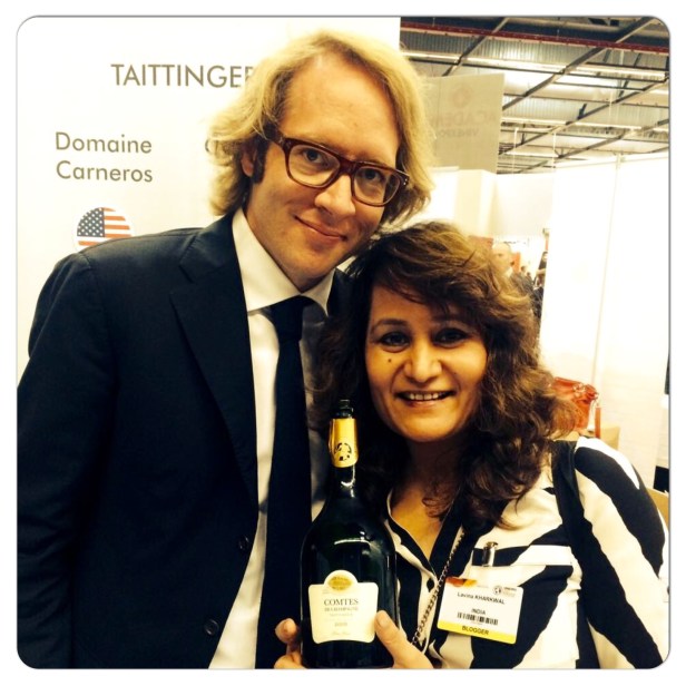 With Clovis Taittinger during Vinexpo Bordeaux 2015