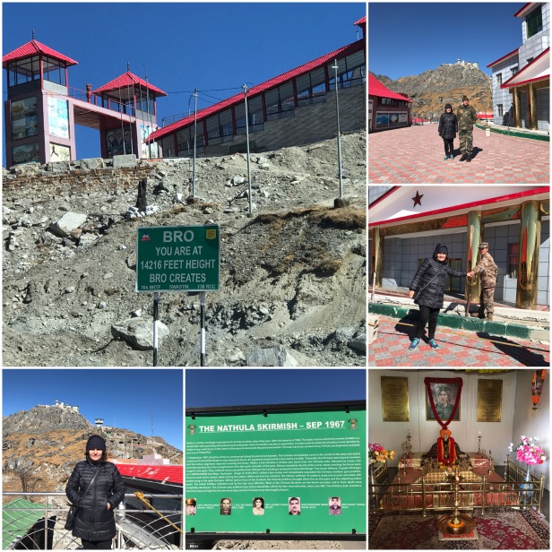 Nathu La India's border post with China's Tibet Autonomous Region and Baba Mandir 