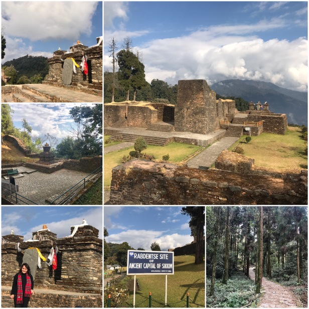 Rabdentse Ruins, on the south east side of Pemayangtse Monastery. Rabdentse was the second capital of of the former kingdom of Sikkim from 1670 to 1814. 