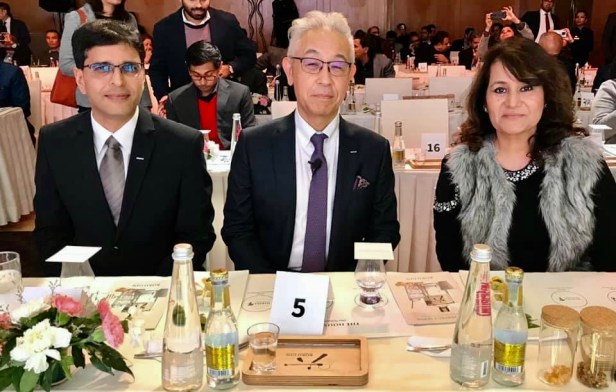 With Shinji Fukuyo, Chief Blender Suntory & Neeraj Kumar, MD India Beam Suntory at the India launch of Yamazaki Distiller's Reserve Single Malt & Hibiki Japanese Harmony Whisky